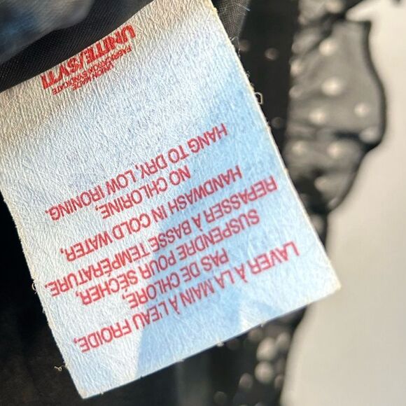 JOSEPH RIBKOFF WOMANS BLAZER JACKET 6 black white VTG polka dot pin striped - Picture 3 of 11